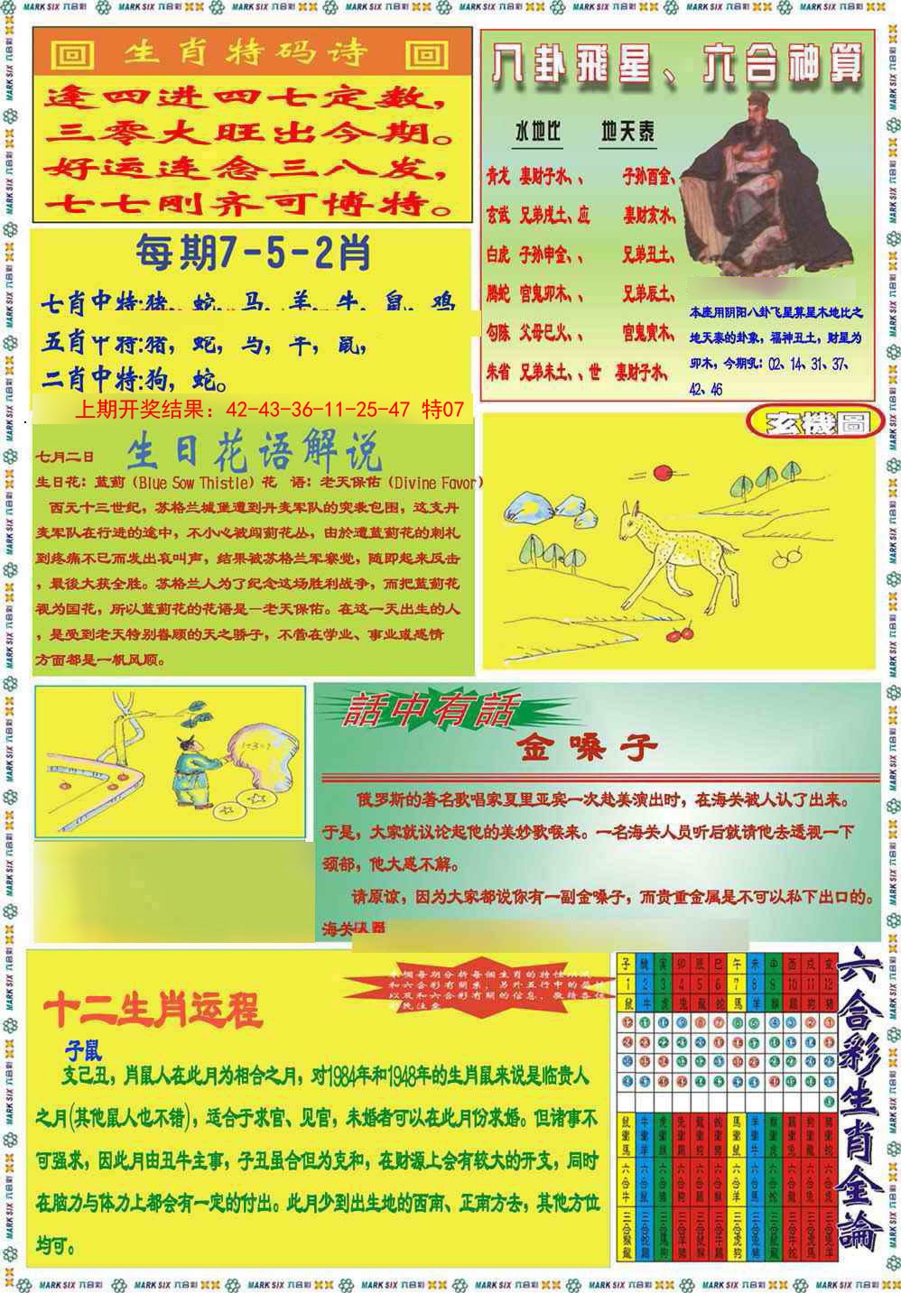 014期九龍马经B(推荐)[图]