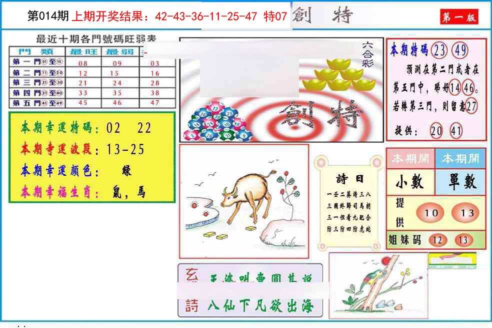 014期九龍创特A(推荐)[图]