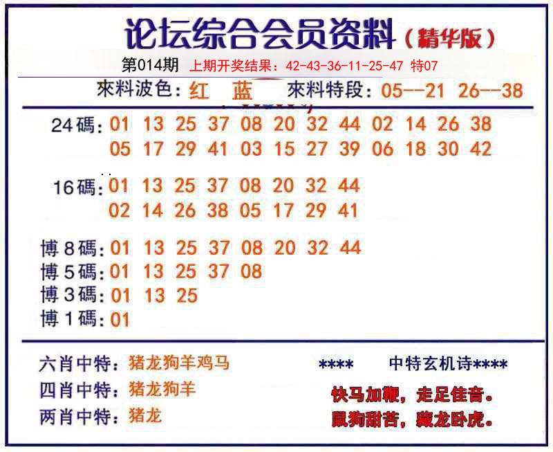 014期综合会员资料[图]