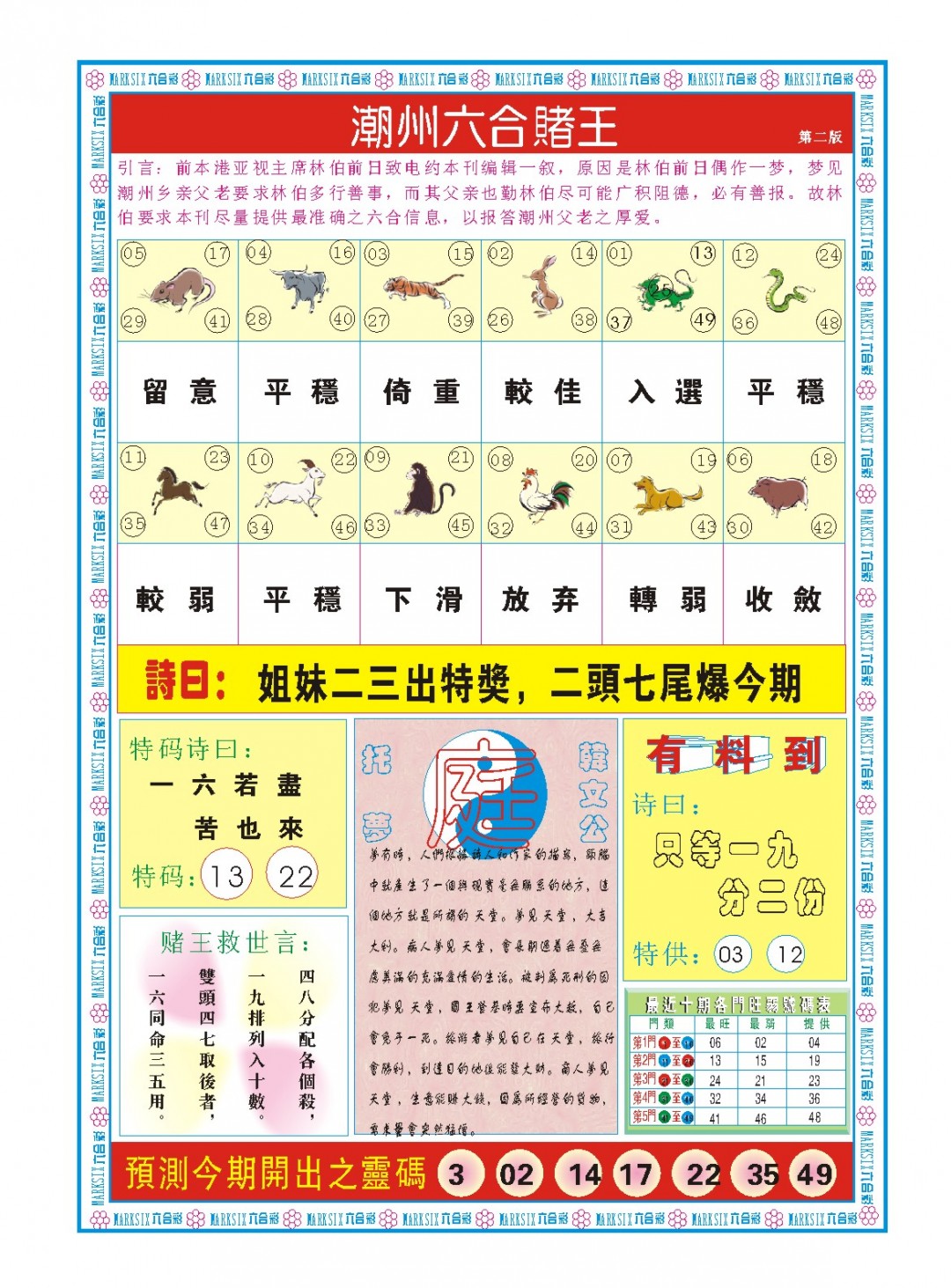 015期潮州六合赌王B[图]