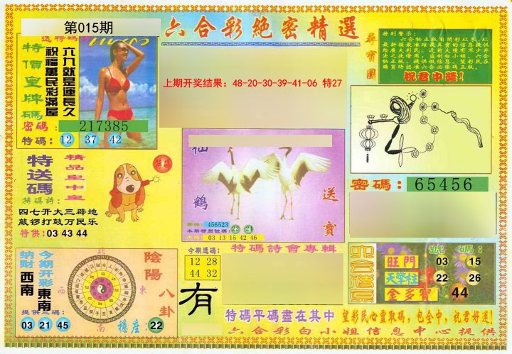 015期绝密精选A[图]