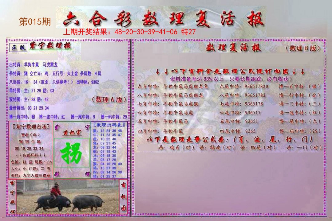 015期数理复活报[图]