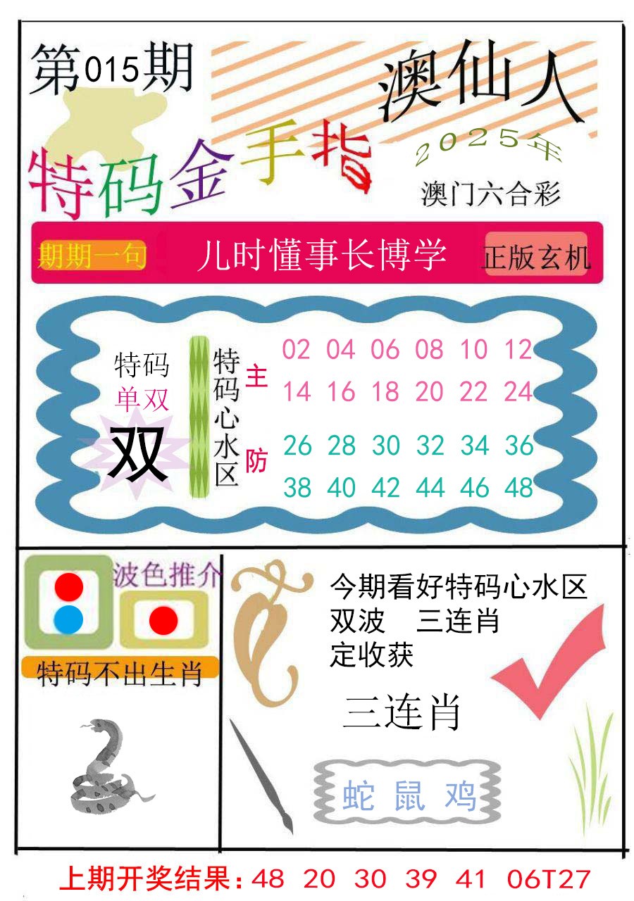 015期特码金手指[图]