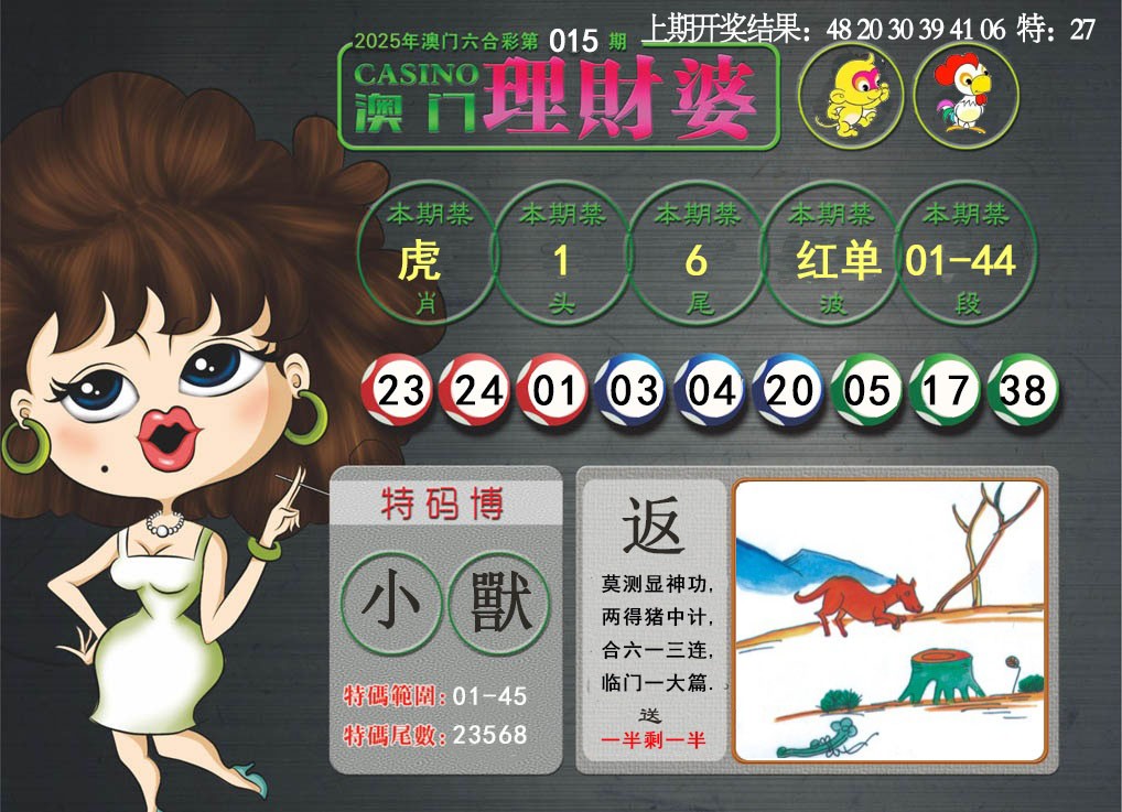 015期澳门理财婆[图]