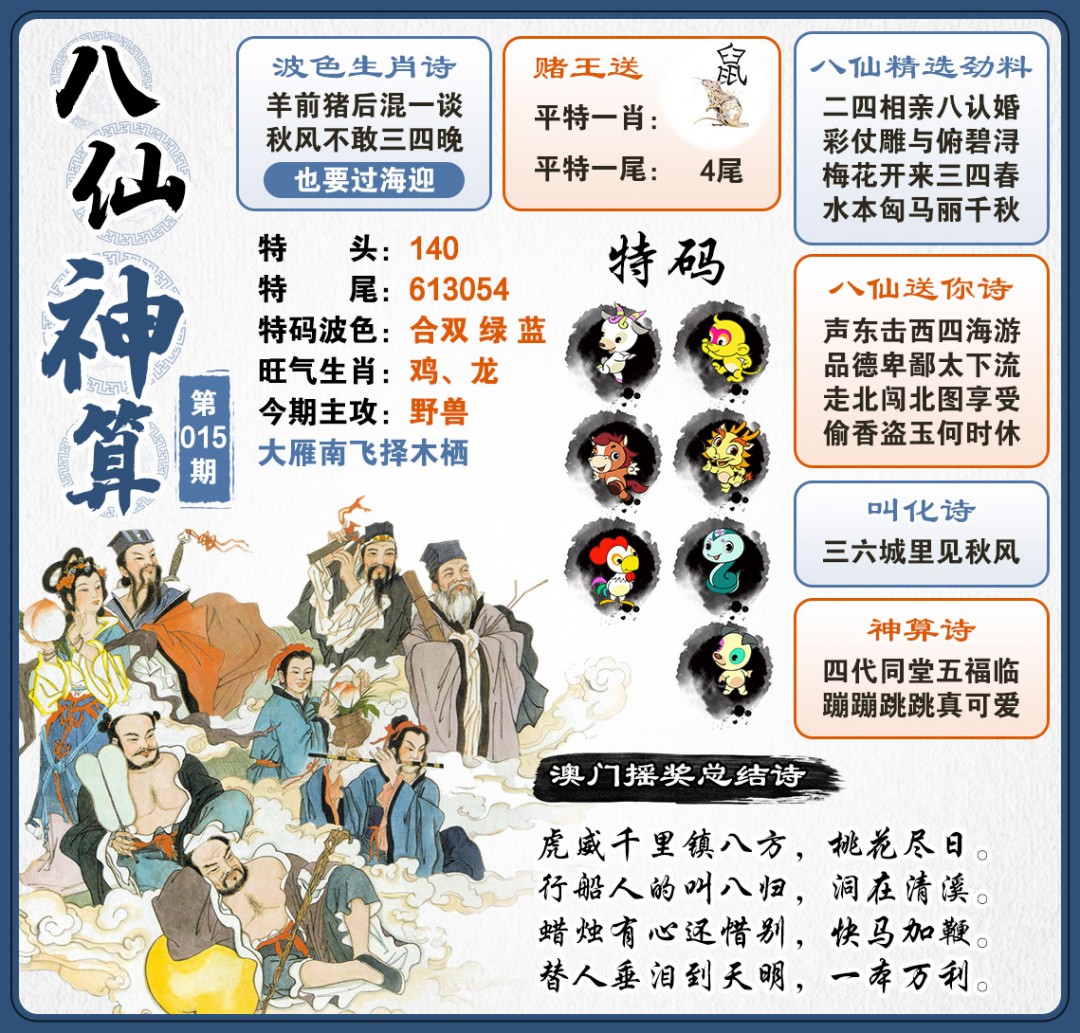 015期八仙神算[图]