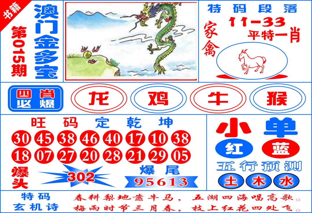 015期澳门金元宝[图]
