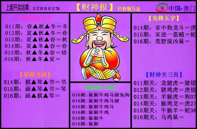 016期紫财神[图]