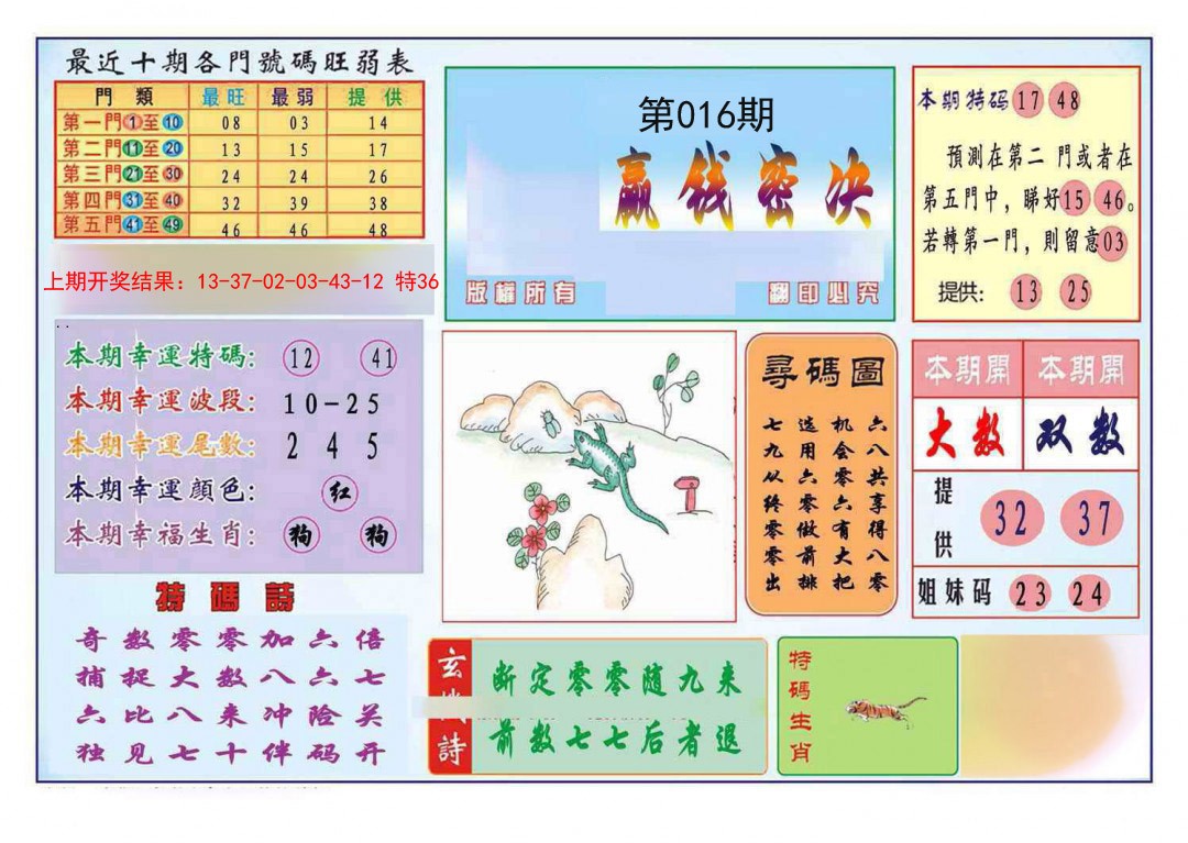 016期九龍赢钱密决(推荐)[图]