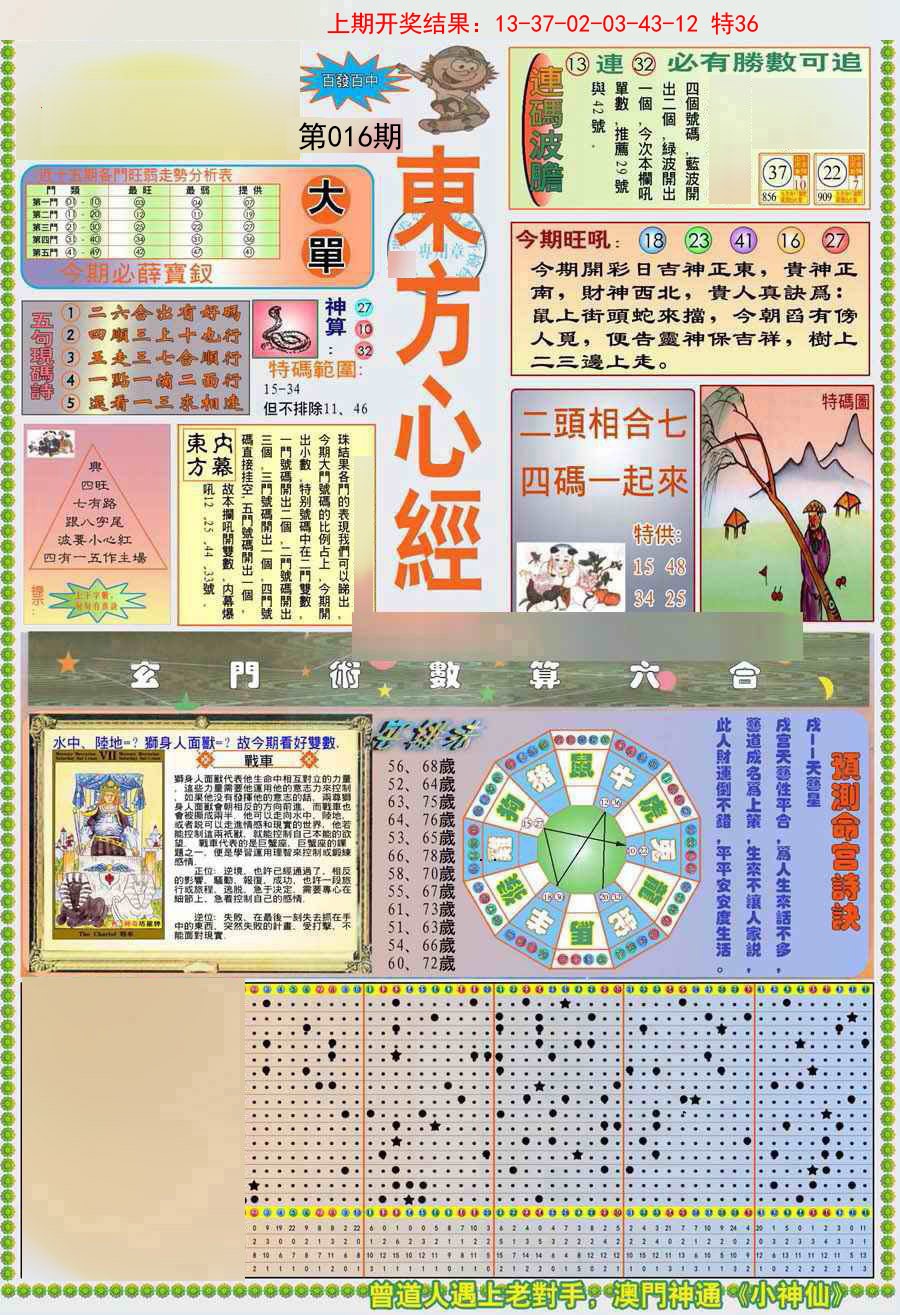 016期(新版)东方心经A[图]