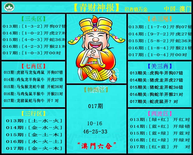017期青财神[图]