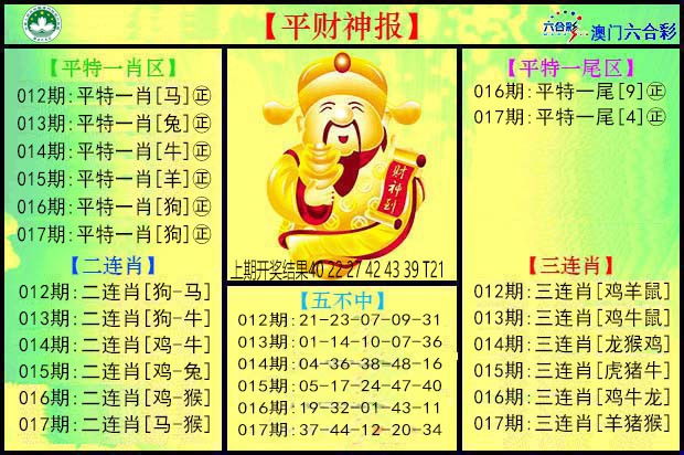 017期平财神[图]