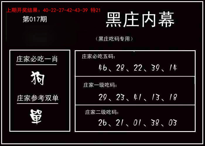 017期黑庄内幕[图]