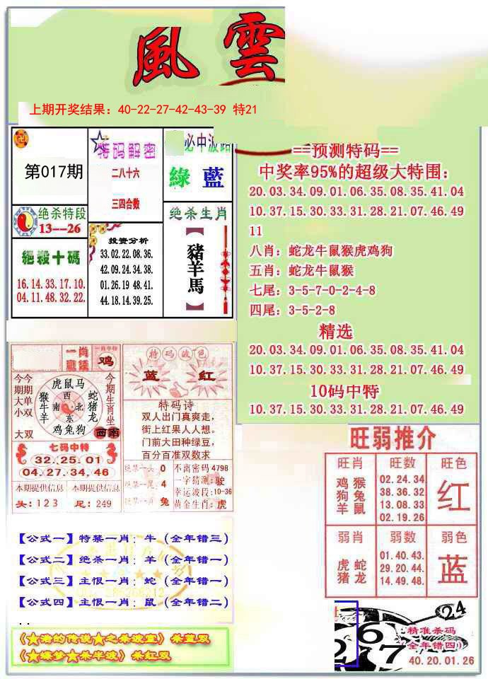 017期风云榜[图]