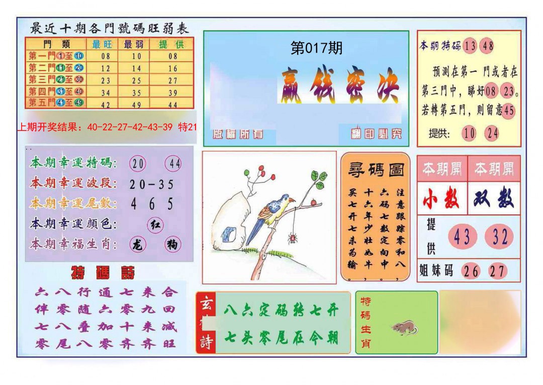 017期九龍赢钱密决(推荐)[图]