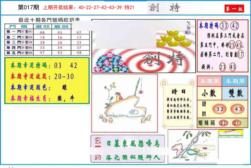 017期九龍创特A(推荐)[图]