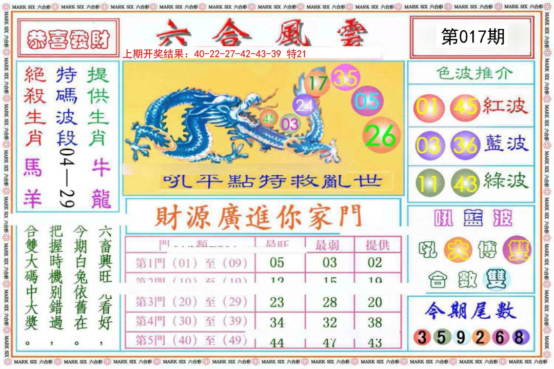 017期六合风云《另版》[图]