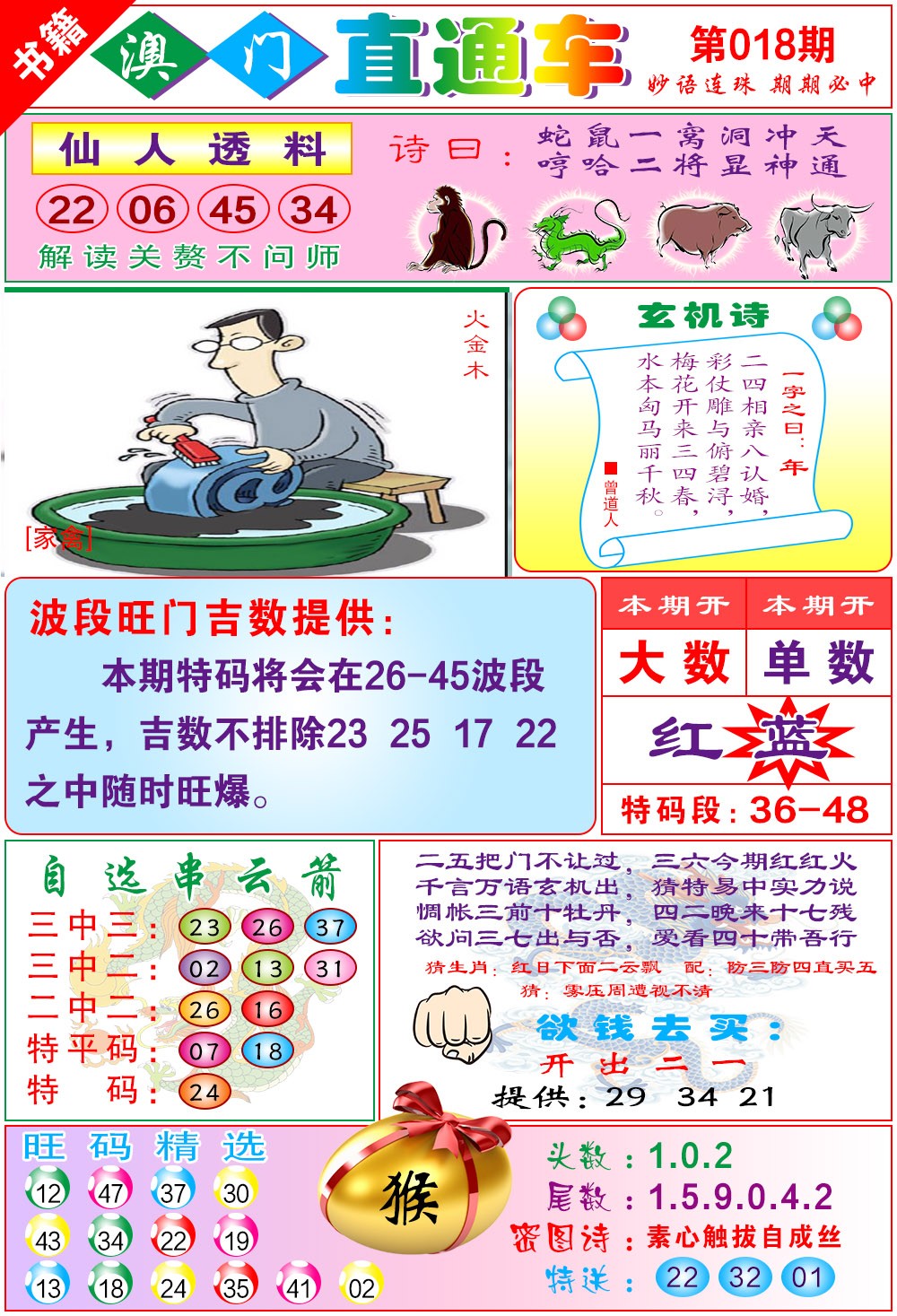 018期白姐直通车[图]