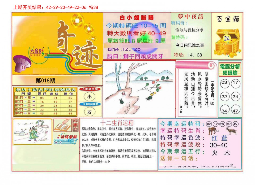 018期九龍奇迹A(推荐)[图]
