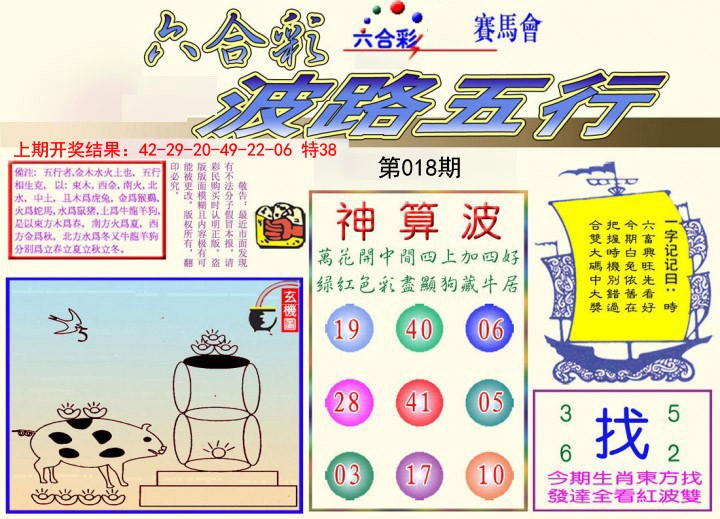 018期波路五行[图]