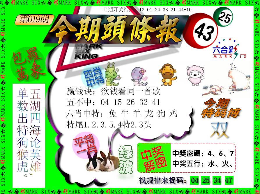 019期今期头条报[图]