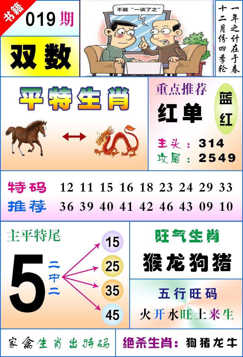 019期澳门风水平特[图]