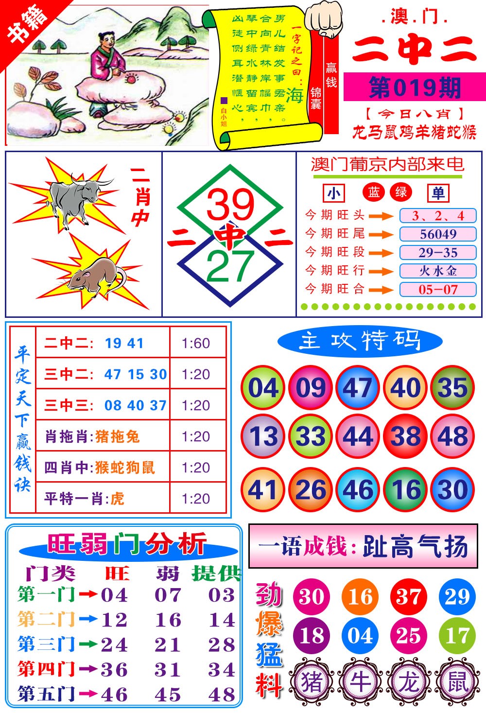 019期澳门平天下[图]