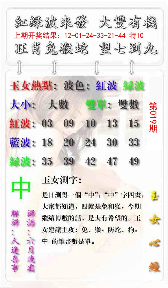 019期玉女心经报[图]