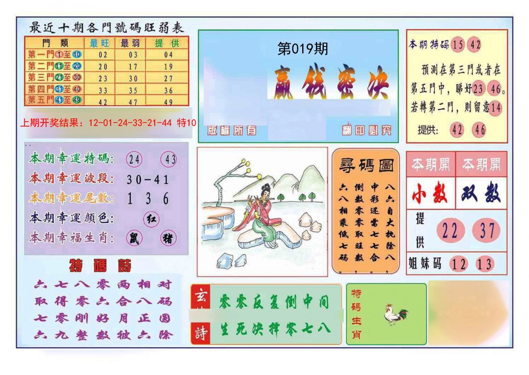 019期九龍赢钱密决(推荐)[图]