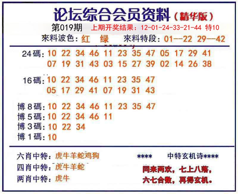 019期综合会员资料[图]