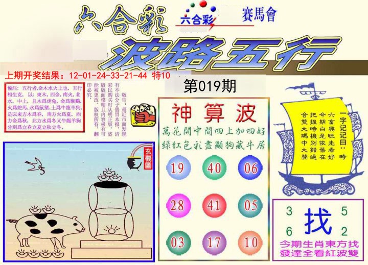 019期波路五行[图]