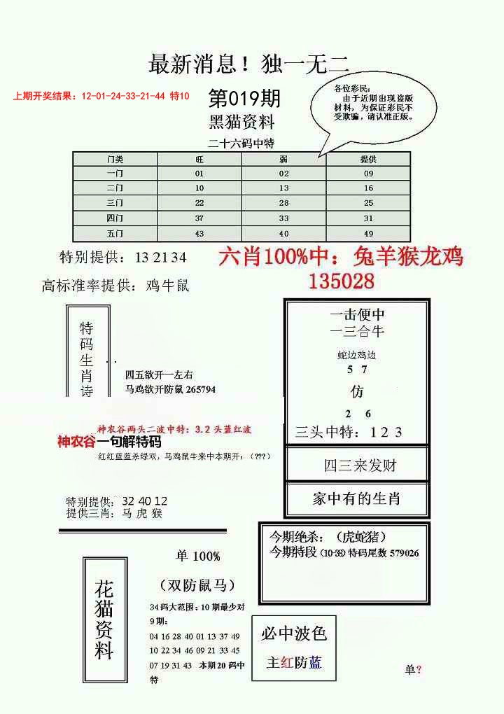 019期独一无二(正)[图]