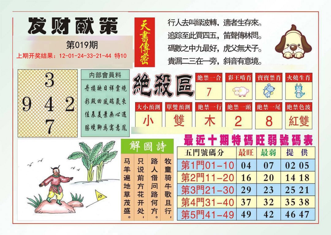 019期发财献策[图]