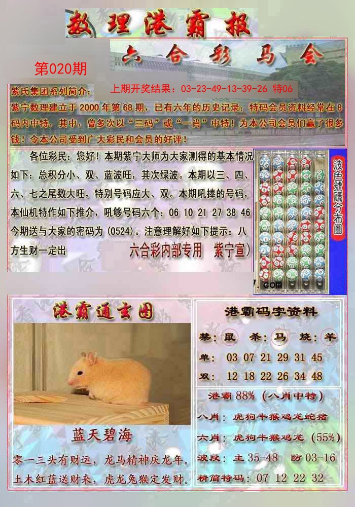 020期港霸报[图]
