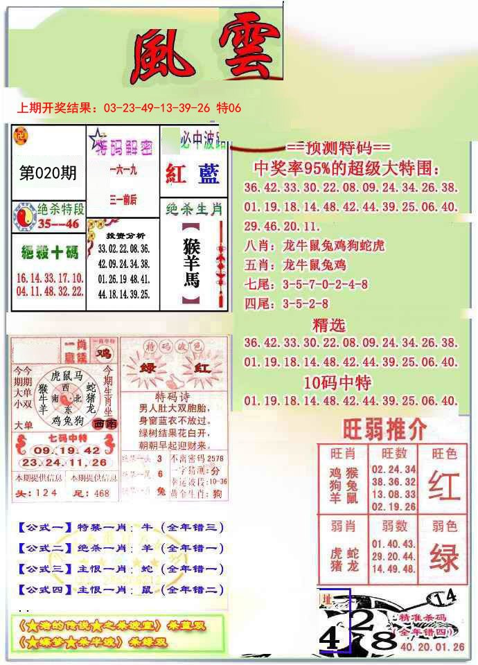 020期风云榜[图]