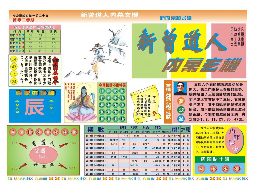 020期新曾道人内幕A[图]