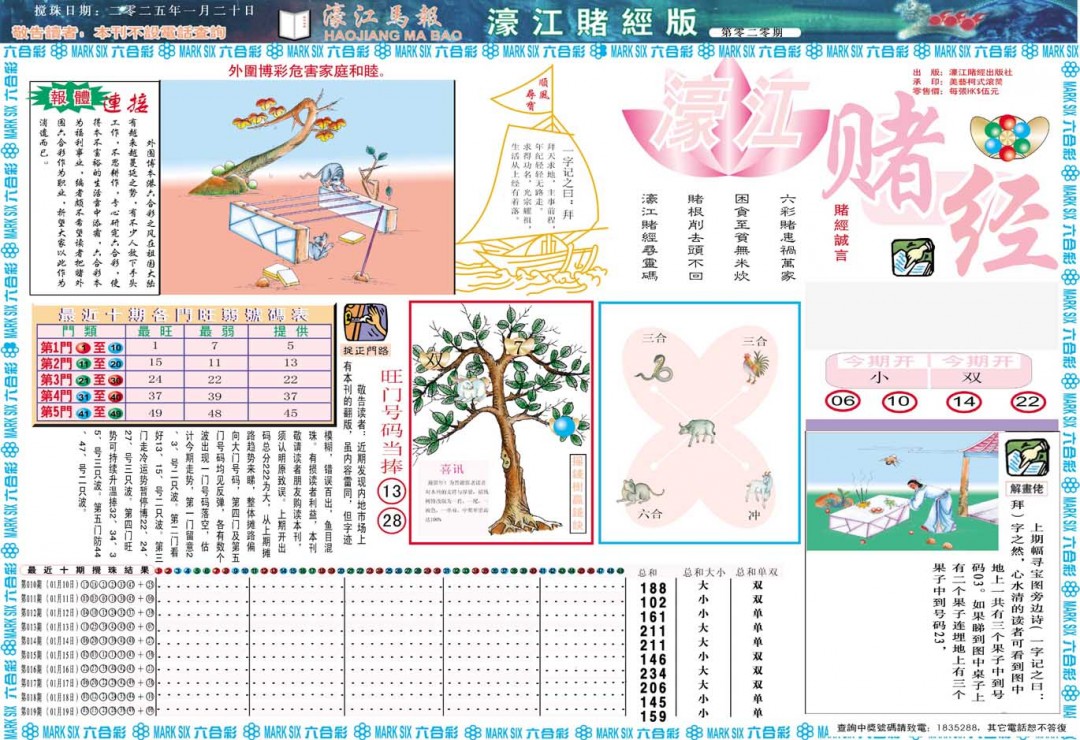 020期濠江赌经A[图]