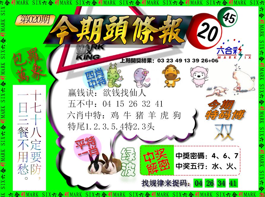 020期今期头条报[图]