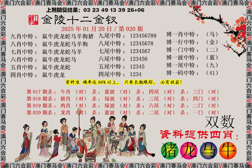 020期金陵十二金钗[图]