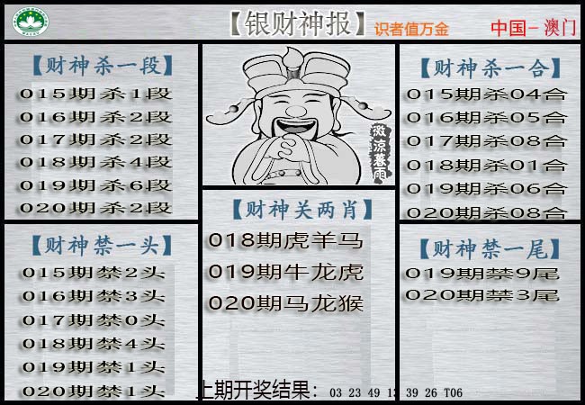 020期银财神[图]
