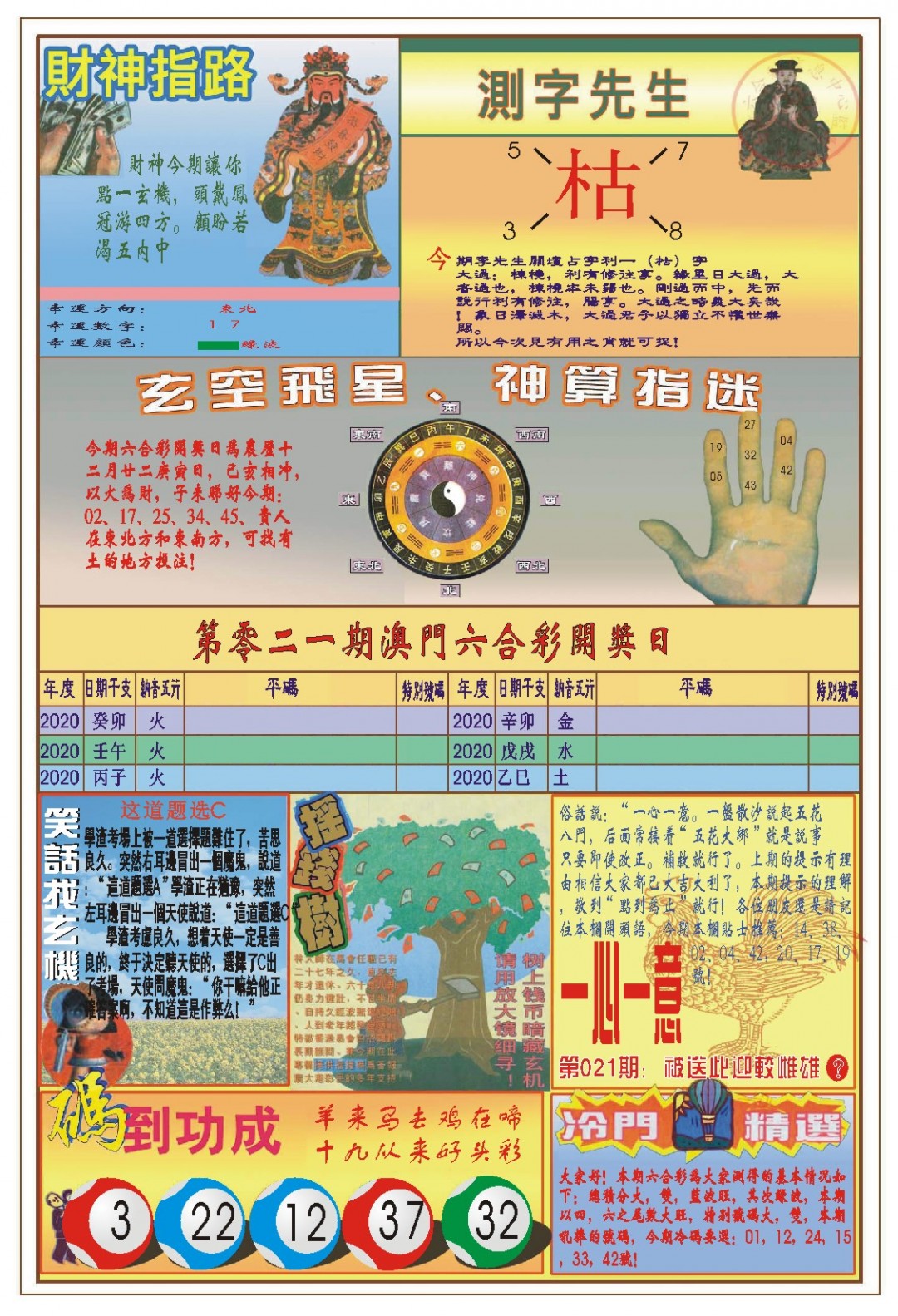 021期(新版)四柱预测B[图]