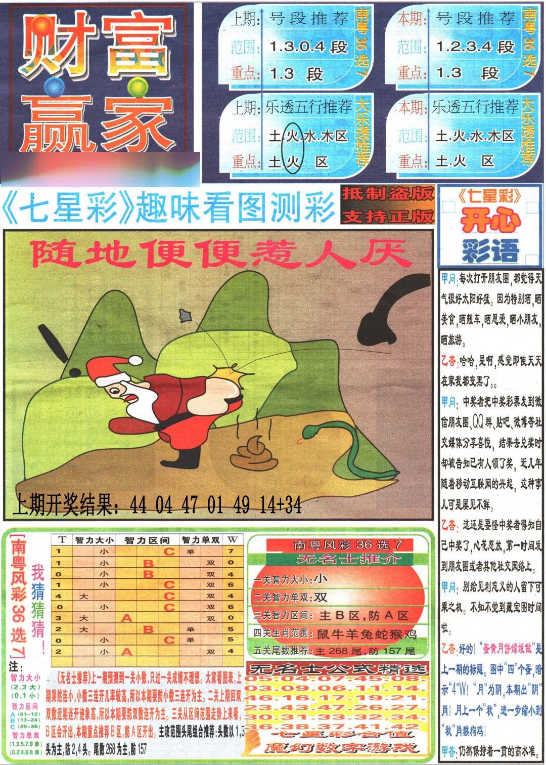 021期财富赢家（七星彩）[图]