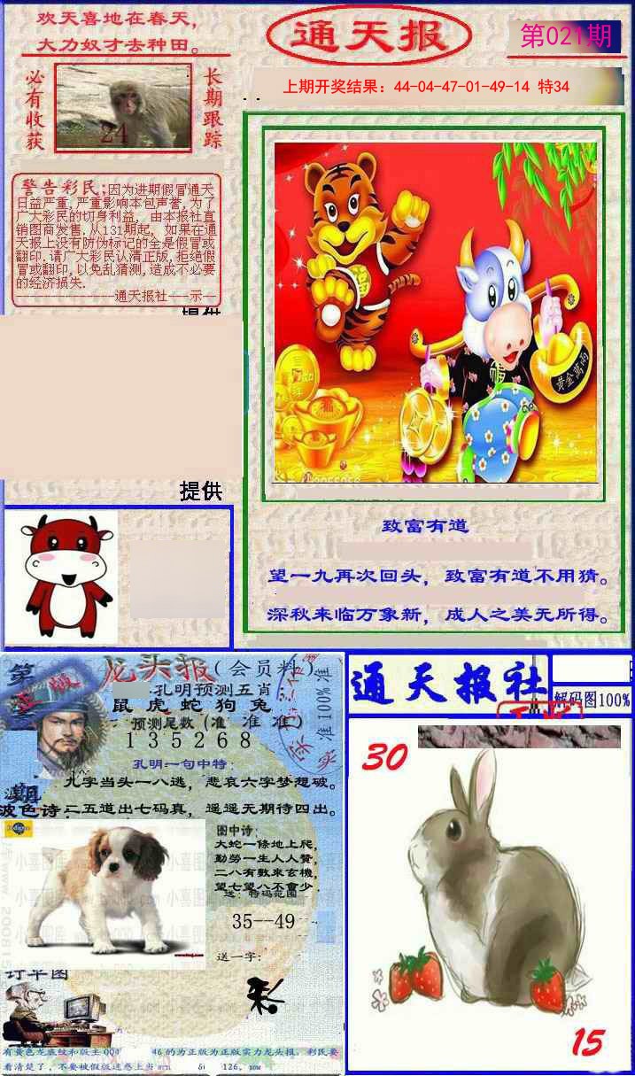 021期实力通天报[图]