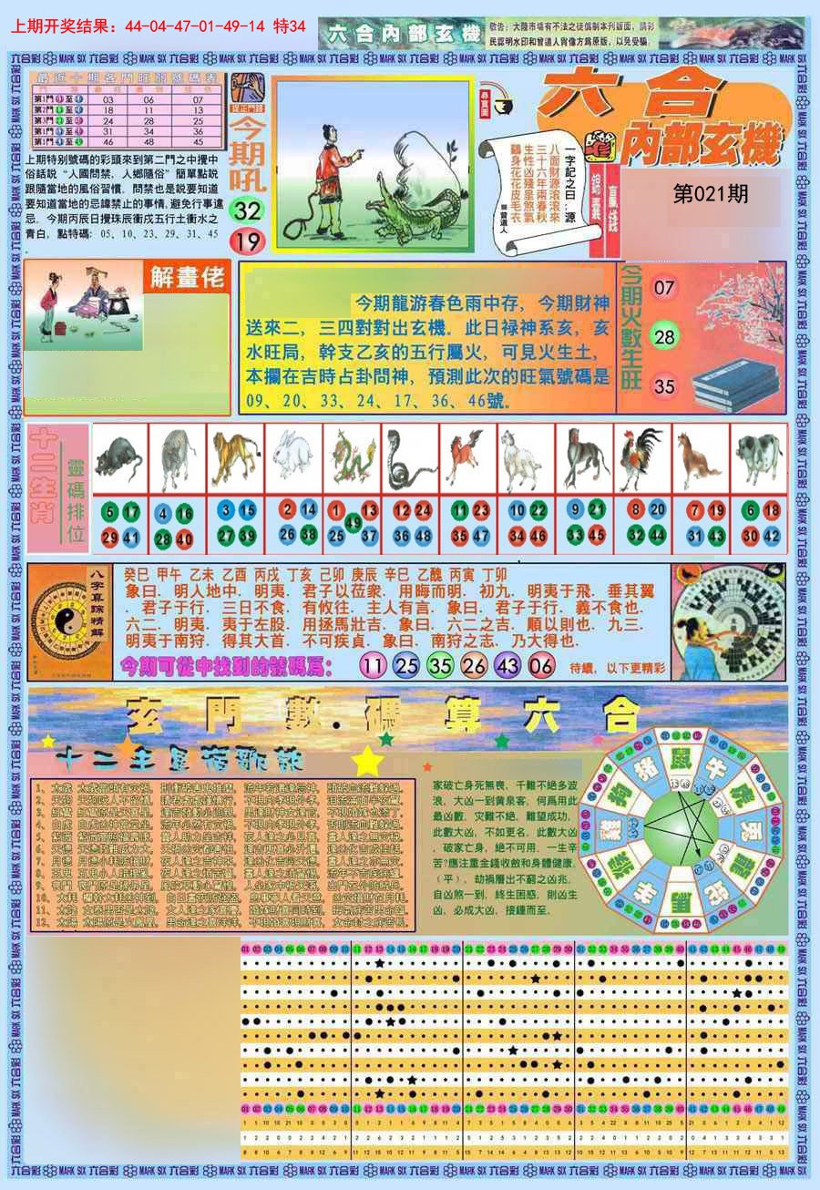 021期(新版)内部玄机A[图]