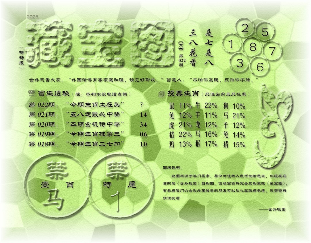 022期老《藏宝图》[图]