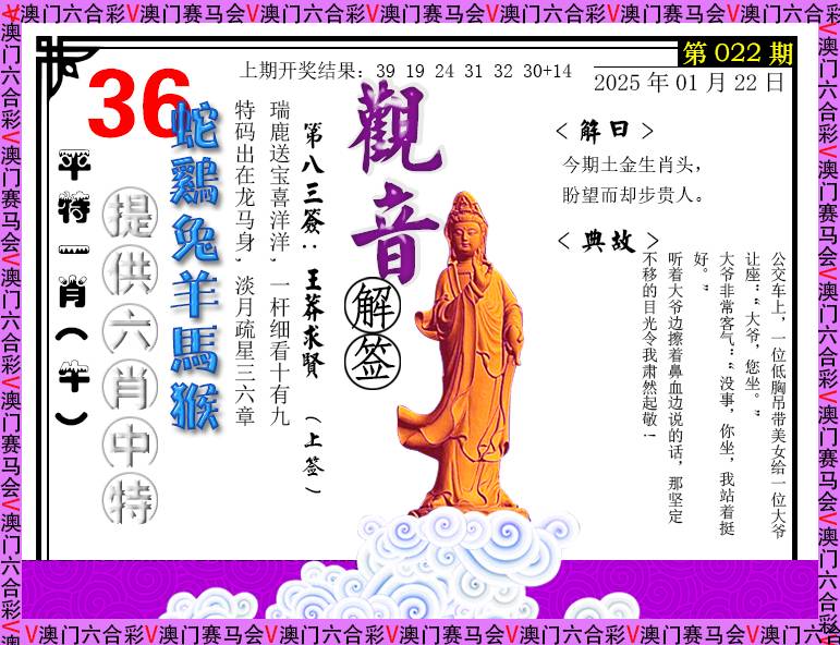 022期观音解签[图]