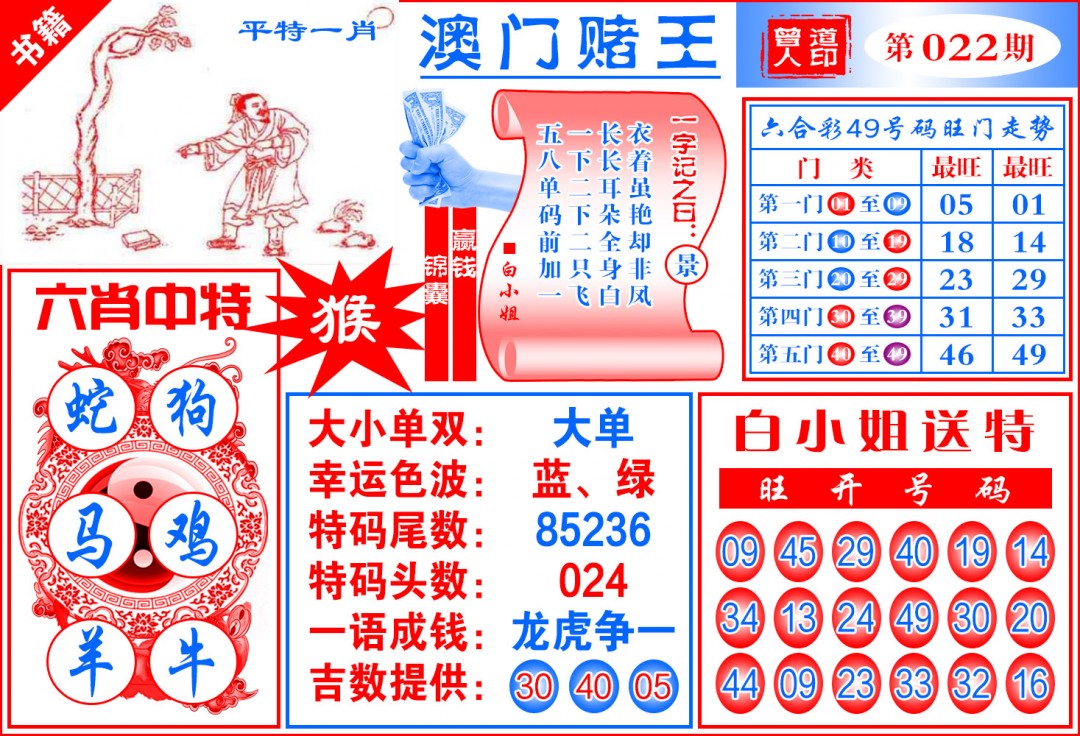 022期澳门赌王天书[图]