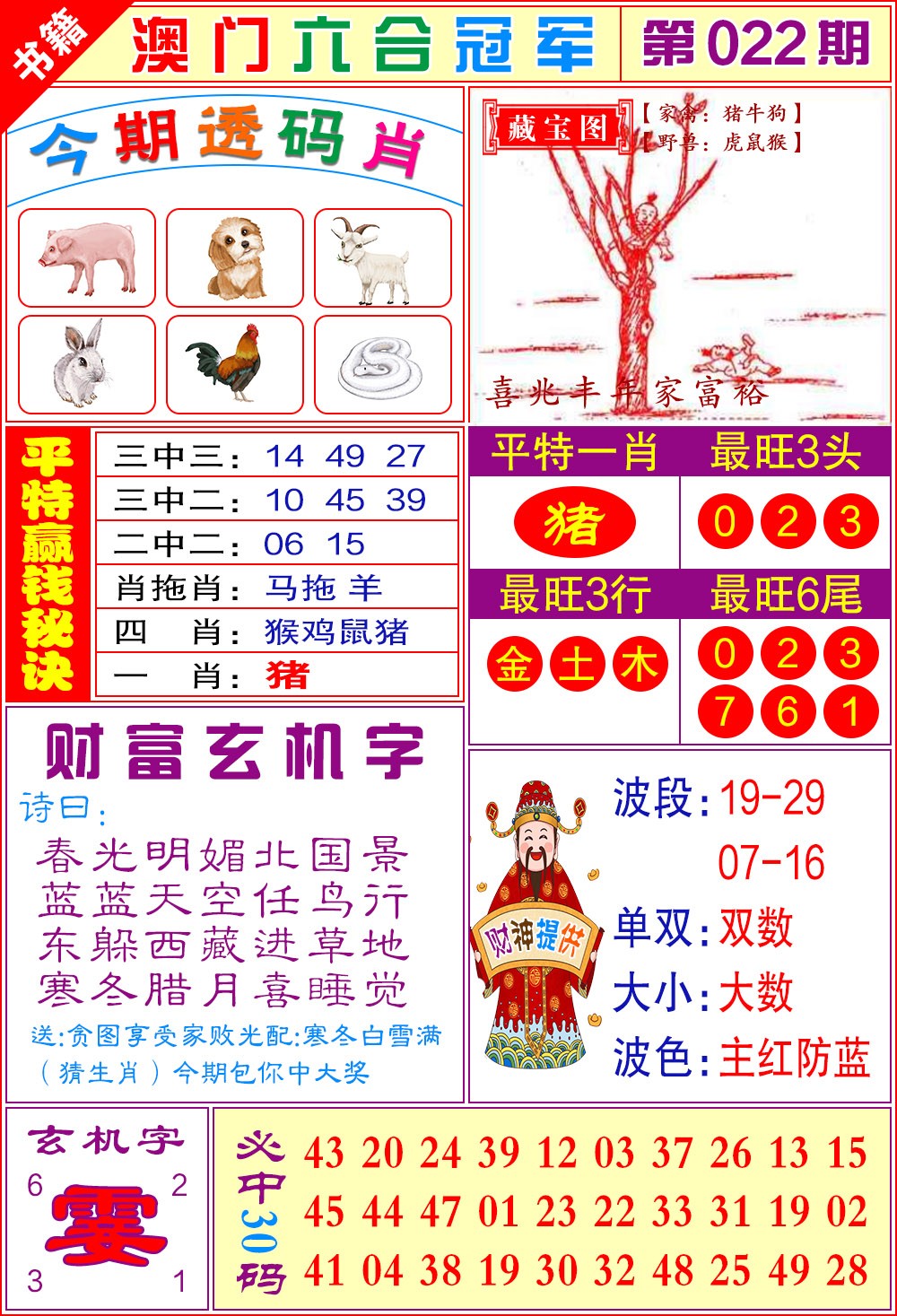 022期澳门六合冠军[图]