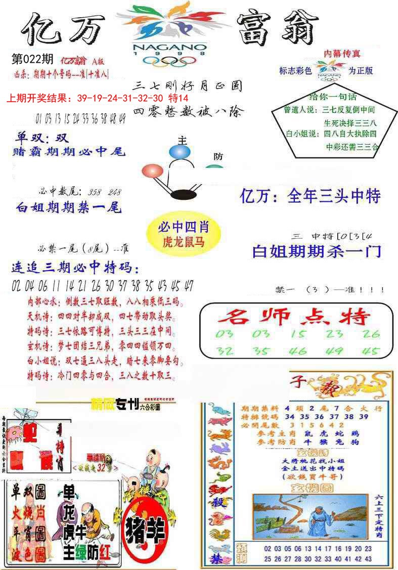 022期亿万富翁A[图]