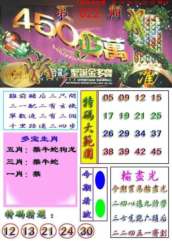 022期特必中[图]