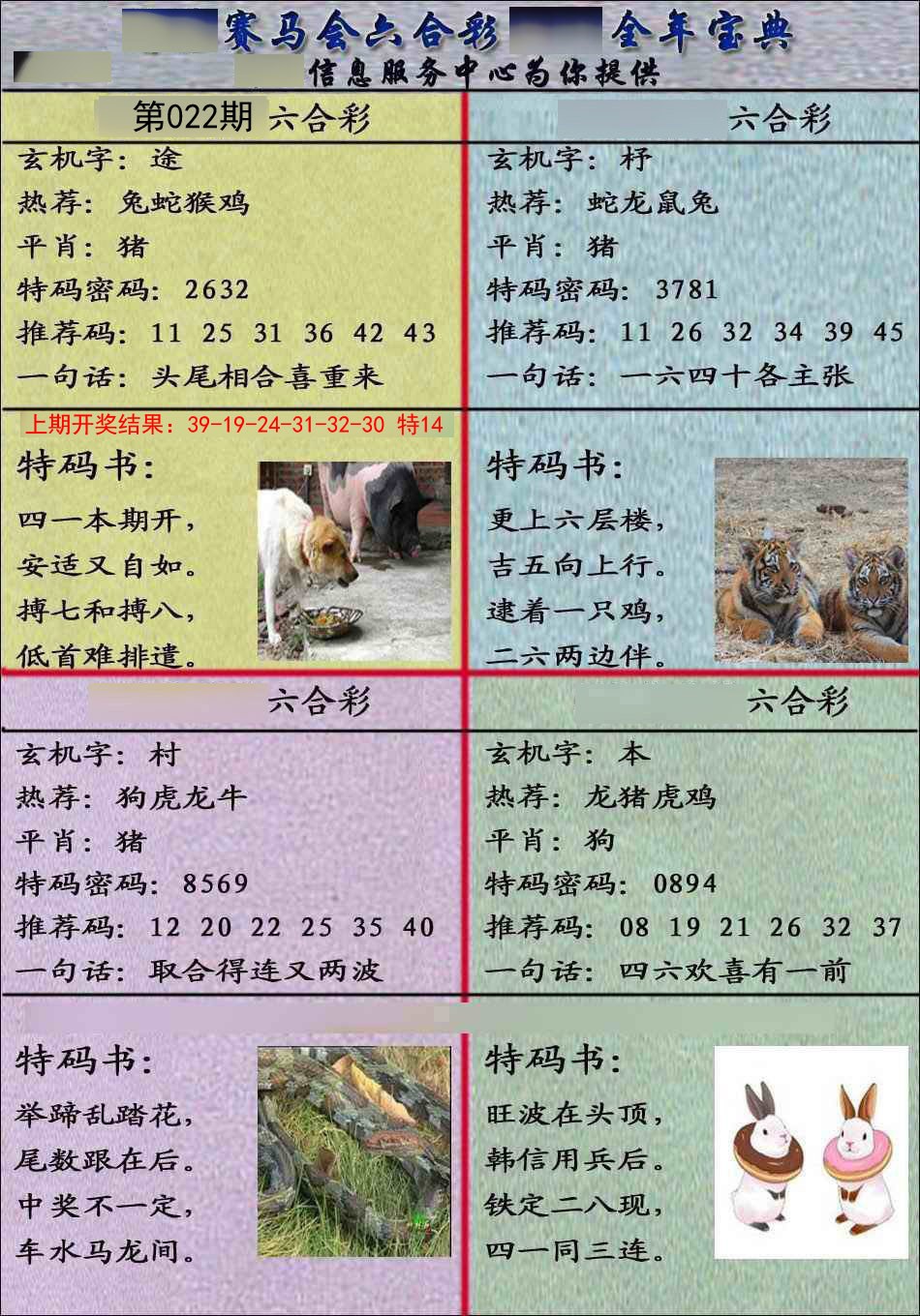 022期宝典报[图]